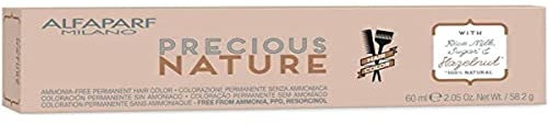 Alfaparf Milano Precious Nature - Tonos marrones fríos 8.01 rubio claro Nacarado ceniza, 60 ml