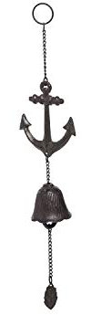 Beachcombers B22712 Glocke aus Eisen, 45 cm hoch