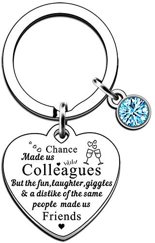 SMARGO Chance Made Us Colleagues Best Coworker BFF Gift Perfect For Work Bestie Friend Leaving or Going Away Present for Women