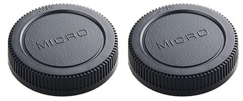 Micro 4/3 Kit bouchon de corps pour appareil photo arrière objectif cover rear lens body compatible avec Olympus OM-D E-M1 E-M5 E-M10 Mark I II III IV IIIS E-M1X PEN F E-PL10 E-PL9 E-PL8 E-PL7 E-PL6