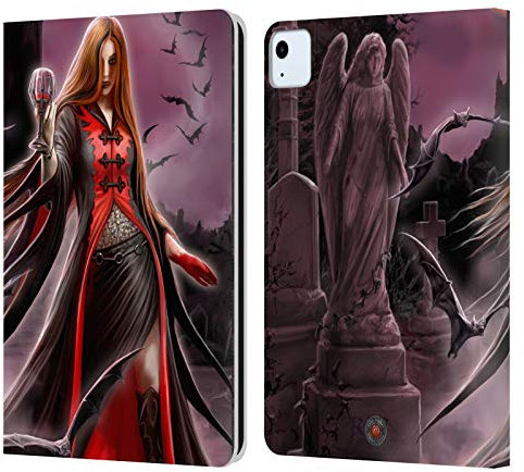 Head Case Designs Officially Licensed Anne Stokes Blood Moon Gothic Leather Book Wallet Case Cover Compatible With Apple iPad Air 2020/2022