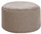 Waschbar Pedal Hocker Pad, Modern Home Fußbank Trendiger Fußbank Beistelltisch, Herausnehmbaren Griff Rund Pouf Sitzhocker, Point schwarz Nylon-Hocker (Braun)