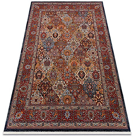 rugsx Wollteppich KESHAN für Wohnzimmer Schlafzimmer terrakotta 250x340 cm