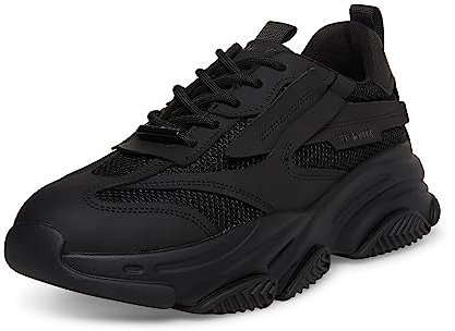 Steve Madden Herren Besitz Sneaker, Schwarz, 43 EU