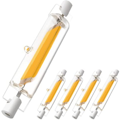 CLAR R7S LED 78mm - 6W 3000ºK Stablampe (Pack 5)