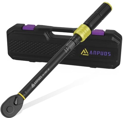 ANPUDS Drehmomentschlüssel 1/2 Zoll, 10-170 Ft-Lb/13.6-230.5 Nm