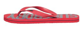 Superdry Herren Flip-Flops im Vintage-Stil College Rot M