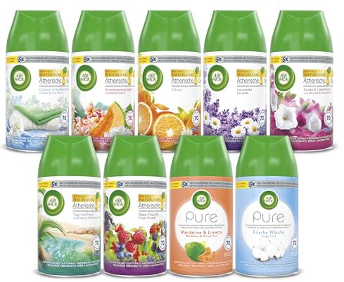 Air Wick Freshmatic Max Nachfüller - Mix-Set - 9 x 250 ml
