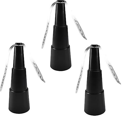 Gobesty Fliegenwedler, 3 Stück Fliegenabwehr Ventilator, Fly Repellent Fan, Ventilator Gegen Fliegen, Tragbar Fliegenvertreiber Ventilator, Fliegenventilator zum Fliegen verscheuchen, Schwarz