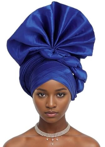 SugeGasa Damen Hut Auto Gele Headtie