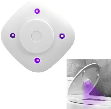 Toilet Lid Clean Lights,Toilet U V Lights for Toilet Seat,Toilet Night Light, Toilet Bowl Light, Motion Sensor Activated LED Night Light