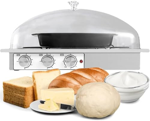 Boîte à pain avec chauffage pour la fabrication de pain au levain – Kit de machine de fermentation du pain pour pain fait maison, yaourt, natto