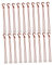 SUPVOX Lot De 25 En Plastique Pour Pots De Fleurs En Chlorophytum Pour L'extérieur Ornements De Jardin Avec Suspensions