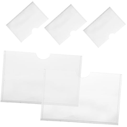 GRIRIW Kartenhalter Transparentes Namensschild Display Rack Für Büro Und Ausstellungen Wandmontage Ideal Für Informationen Und Präsentationen