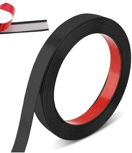 Zierleisten Selbstklebend, 6M x 2cm PVC Selbstklebend Kantenschutz Leisten, Flexible Selbstklebender Dekorationsleiste für Türen, Wände,Fenster, Spiegelrahmen, Böden, Fliesen, Decken, Möbel (Schwarz)