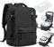 SZLX Mochila de Viaje con Bomba de Vacío, Mochila Airbag Equipaje de Mano Mujeres, Ryanair Mochila de Viaje Tamaño Cabina con Bomba Maleta de Vacío Impermeable para Hombre(Negro,con Vacío)