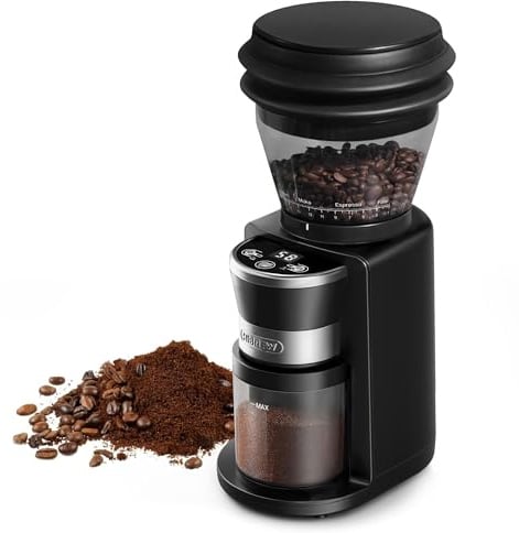 HIBREW G3 Molinillo de Café Eléctrico, Tolva de Gran Capacidad de 210g | Muelas Cónicas de 40 mm, 31 Niveles de Ajuste,Sistema Antiestático y Soplador Doble, para Espresso,Café Vertido y Café Filtro
