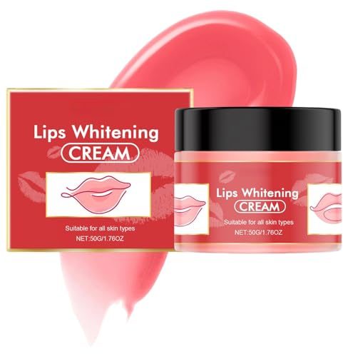 Lip Lightening & Brightening for Dark Lips Whitening & Lightening Cream, Lip Exfoliator & Scrubber Exfoliator, Dark Lips Corrector Cream for Smokers and Non-Smokers