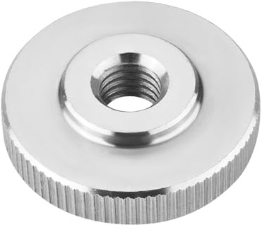 SOTOOLS 4 x Rändelmutter M8, Edelstahl SS304, DIN 467, Ø 30 mm | Rändelmutter/Rändelschraube, flache Form, für Maschinenbau, Höhe 8 mm, Edelstahl V2A.