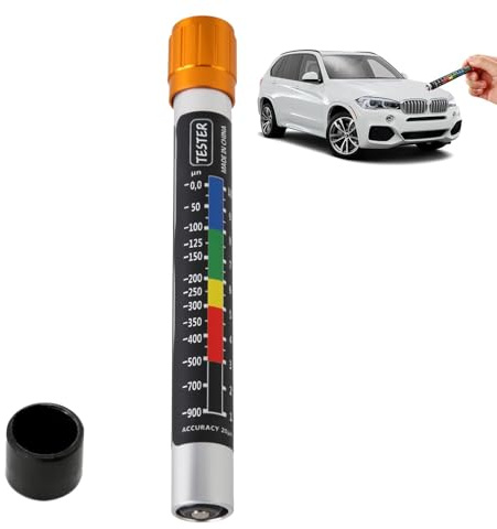 Magnetic Car Paint Thickness Gauge for Used Auto Inspection Dent Repair | Battery-less waterproof coating thickness Tester pen｜Micrometer precision｜Detect dents, repaints & ceramic coatings