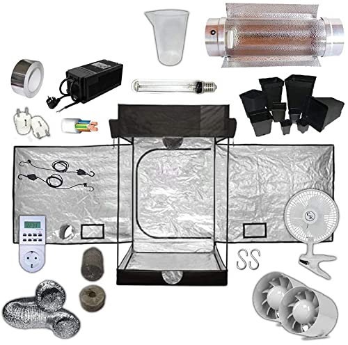 Kit Coltivazione Indoor 600W HPS Cooltube Protube - Grow Box 145x145x200 - Alimentatore ETI 2