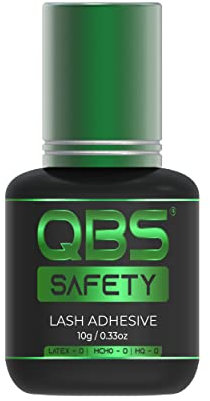 QBS SICUREZZA Extension Ciglia Colla For Beginners - Ipoallergenico Sensibile colla - Rosso, 10g