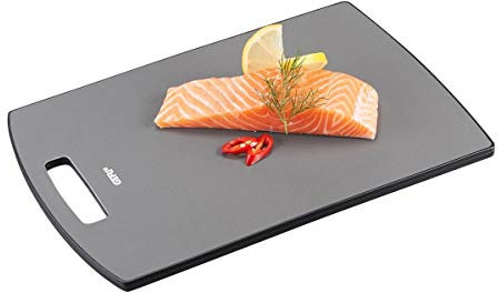 GEFU Schneidebrett LEVORO | Antimikrobiell beschichtet & klingenschonend, rutschfest, spülmaschinengeeignet, hygienisch | mittel 31 x 21,5 cm