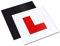 Onarway Fully Magnetic Car L-Plates Red L Plate 2 Pack for Car Magnetic Extra Thick Strong Learner Plates, No Melting No Blow off Easy to Move without Scratching Painting off