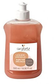 Liquide vaisselle argile rose