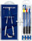 STAEDTLER Mars Comfort Zirkel | Zeichenkreis: 350 mm, Länge: 170 mm + 3er Set Druckbleistifte | mit 3 Linienbreiten 0.3, 0.5, 0.7