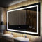 Badspiegel mit Beleuchtung - Led Spiegel Bad - 100x60 - Badezimmerspiegel Nach Maß - auf Individuelle Bestellung Gefertigt - Modernes Design - Ohne Rahmen