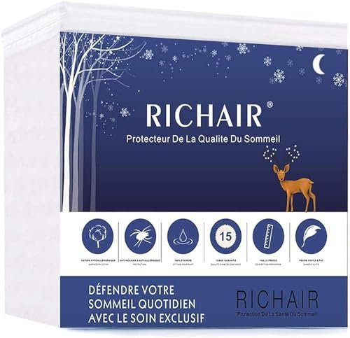 RICHAIR Wasserdichter Matratzenschoner 70x160cm weiß, matratze Topper Spannbettlaken Matratzenauflage Atmungsaktiv nässeschutz Matratzenschutz Spannbetttuch Baby Bett Topper matratzenbezug