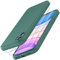 Losvick for iPhone 11 Phone Case with 2 x Tempered Glass Screen Protector, Liquid Silicone Slim Soft Shockproof Bumper Microfiber Lining Anti-Scratch Cover for iPhone 11-6.1 inch- Dark Green