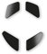 Glorious PC Gaming Race G-Floats Maus-Skates en céramique – Modèle D – Noir GLO-FT-DM-GF