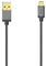Hama Micro-USB-Kabel, USB 2.0, 480 Mbit/s, Metall, 0,75 m