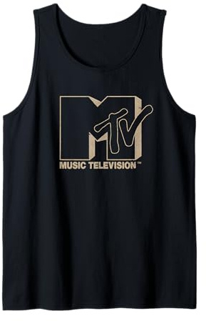 MTV Logo Drop Shadow Tank Top