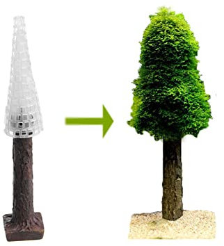 WANGCL Christmas Moss Mould, Grow Your Own Mini Christmas Tree Plant, Beautiful Fish Tank Decoration, Grow Moss, Aquatic or Other Plants, Moss or Plants not Included