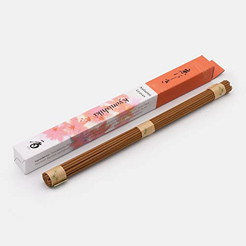 Zen Minded - Shoyeido Kyo-nishiki Herbstlaub Japanischer Weihrauch 100% Natürlich - 35 Lange Sticks In Kasten