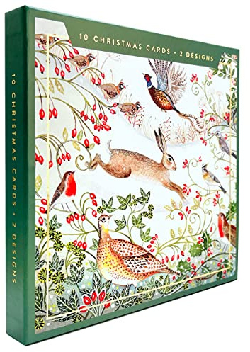 Box of 10 Christmas Cards in Winter Wildlife Designs Assorted Xmas Card Boxes 087072 087072