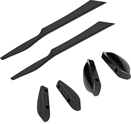Saucer Ersatz-Nasenpolster und Ohrstöpsel, Brille Ersatzteile, Gummi-Set für Oakley Chainlink | Chainlink Asian Fit Sonnenbrille, Schwarz, Einheitsgröße