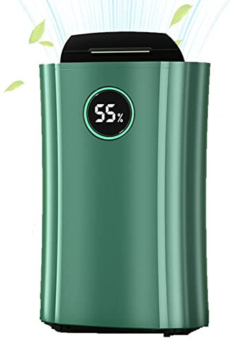 16L/24L/Day Dehumidifiers,Low Energy Dehumidifier and HEPA Air Purifier 2 in 1 w/ 5L Water Tank,Dehumidifier w/Digital Humidity Display,4 Mode,Laundry Drying and 24 Hour Timer,Green-1600sqft