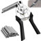 MATT SAGA Type M Nail Ring Pliers Kit With 2400pcs M Zinc Alloy Hog Rings, Nail Ring Pliers for Fencing, Repair Hand Tools for Animal Cages, Wire Fencing