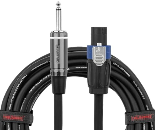 Gator Cableworks GCWC-SPK-10-1TL Composer 10 Foot 3m TS to Twist Lock – Hochwertiges Audiokabel für professionelle Anwendungen, robust & zuverlässig