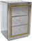 Spiegelkommode Kommode verspiegelt Nachtkommode Nachttisch Nachtschrank 45cm vic545 Palazzo Exklusiv