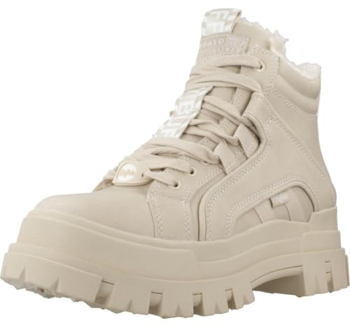 Buffalo Damen Stiefel Schuhe Schnürschuh Stiefeletten Aspha NC MID Warm