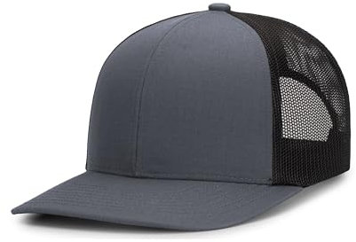 Pacific Headwear Unisex-Erwachsene Multicam Trucker Snapback Cap, Wolf Grey/Lt Charcoal/Wolf Grey, Einheitsgröße
