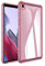 Étui pour tablette Samsung Galaxy Tab A 8 (2019), coque souple transparente pour T290/T295, absorption des chocs, coque fine et légère, rose