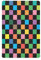 Kcldeci Baby Spannbettlaken Kinderbett Farbige Quadrate Regenbogen Kleinkind Kinderzimmer Blatt für Jungen und Mädchen Krippe Matratze M