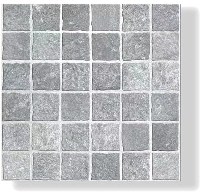 Dalles de pierre de jardin 60 x 60 cm imperméables en céramique pour cour, terrasse, utilisation par tous les temps, facile à nettoyer et à entretenir, carreaux de sol emboîtables durables