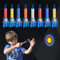 Shinybox Finger Raketen für Kinder, 8 Stück LED Schaumstoff Rakete Launcher Spielzeug, LED Leuchtspielzeug Partyartikel für Kinder, Glow in The Dark Party Mitgebsel Kindergeburtstag für Karneval